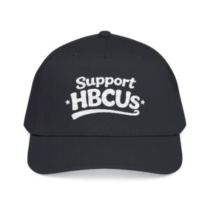 Support HBCUs White Embroidered Bill Cap