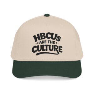 HBCUs are the Culture Black Embroidered Bill Cap